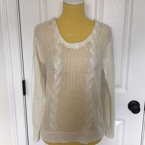 The limited sweater button down in back!!